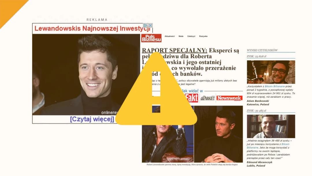 Lewandowski i Bitcoin: Prawda o oszustwach kryptowalutowych