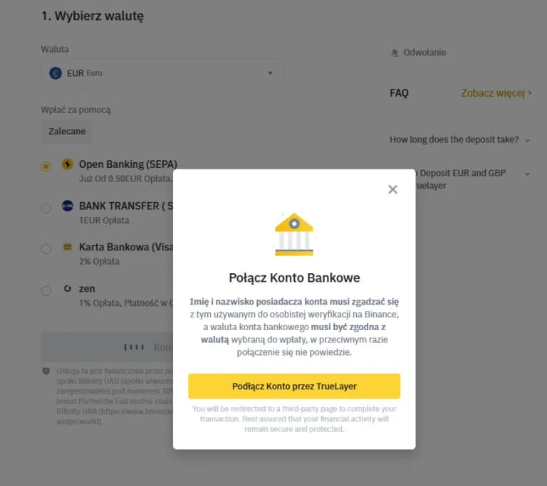 Jak tanio i bezpiecznie wpłacić euro na Binance bez ukrytych opłat