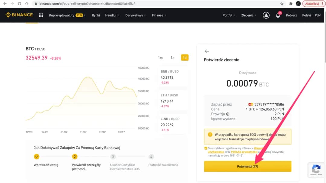 Kredi kartı ile Binance: Unikaj wpadek przy wpłatach kryptowalut