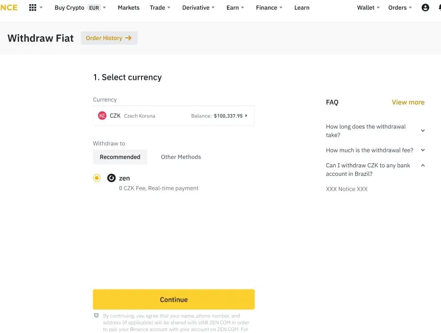 Jak bezpiecznie wypłacić środki z Binance na konto Zen bez ukrytych opłat